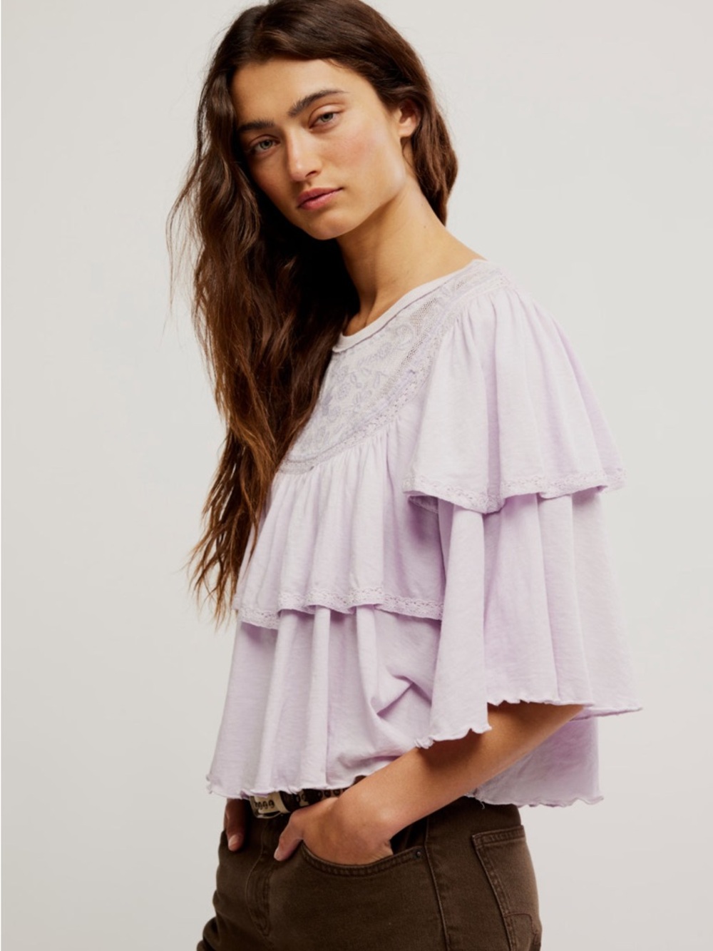 NWT Free People Rose Party Top - Picture 2 of 5
